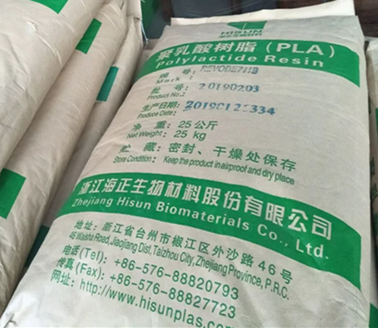Биоразлагающиеся пластиковые гранулы полимолочной кислоты Pla Hisun REVODE 101 pla полилактид