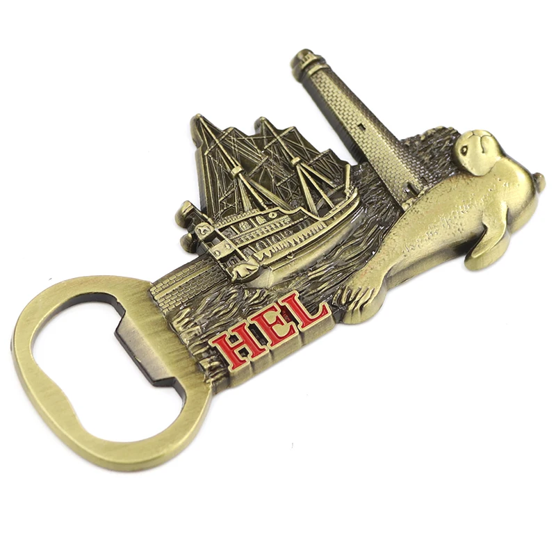 High Quality Personalized Finland Metal Tourist Souvenir 3D fridge magnet