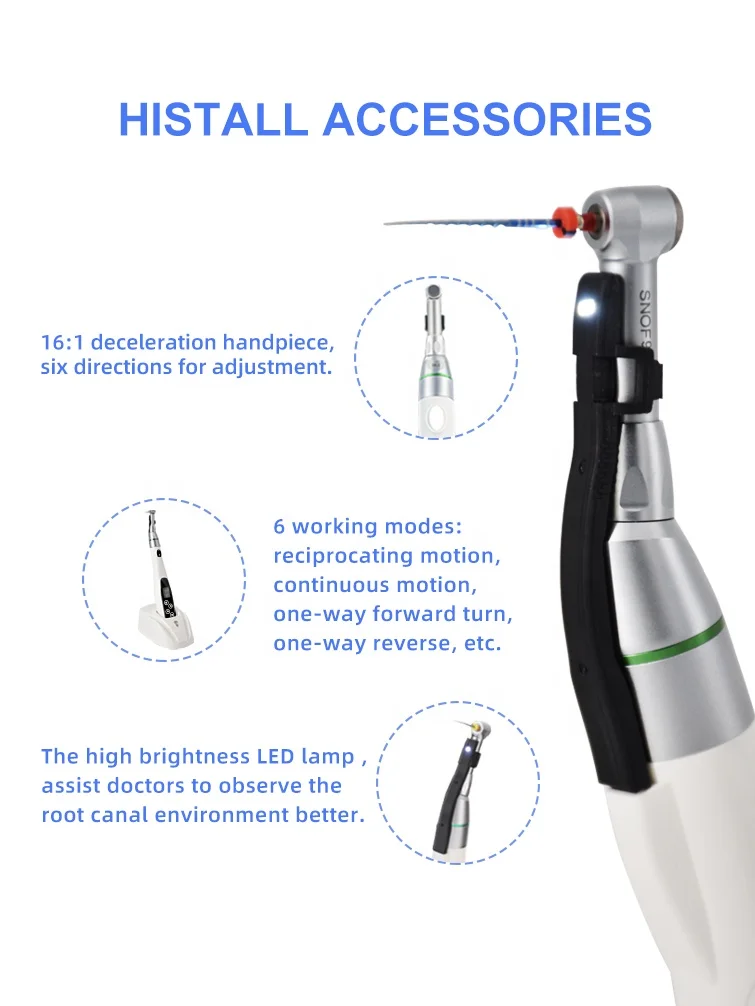 hot selling endo motor wireless dental endo motor led 16:1 endomotor root