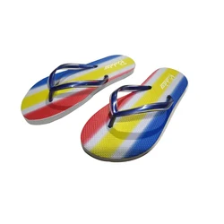 2020 Colorful women pvc shoes flip flop ladies flat beach slipper