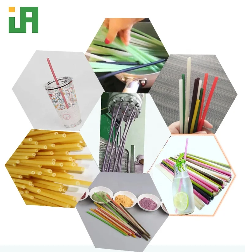 Cassava straw / biodegradable pla straw making machine machinery