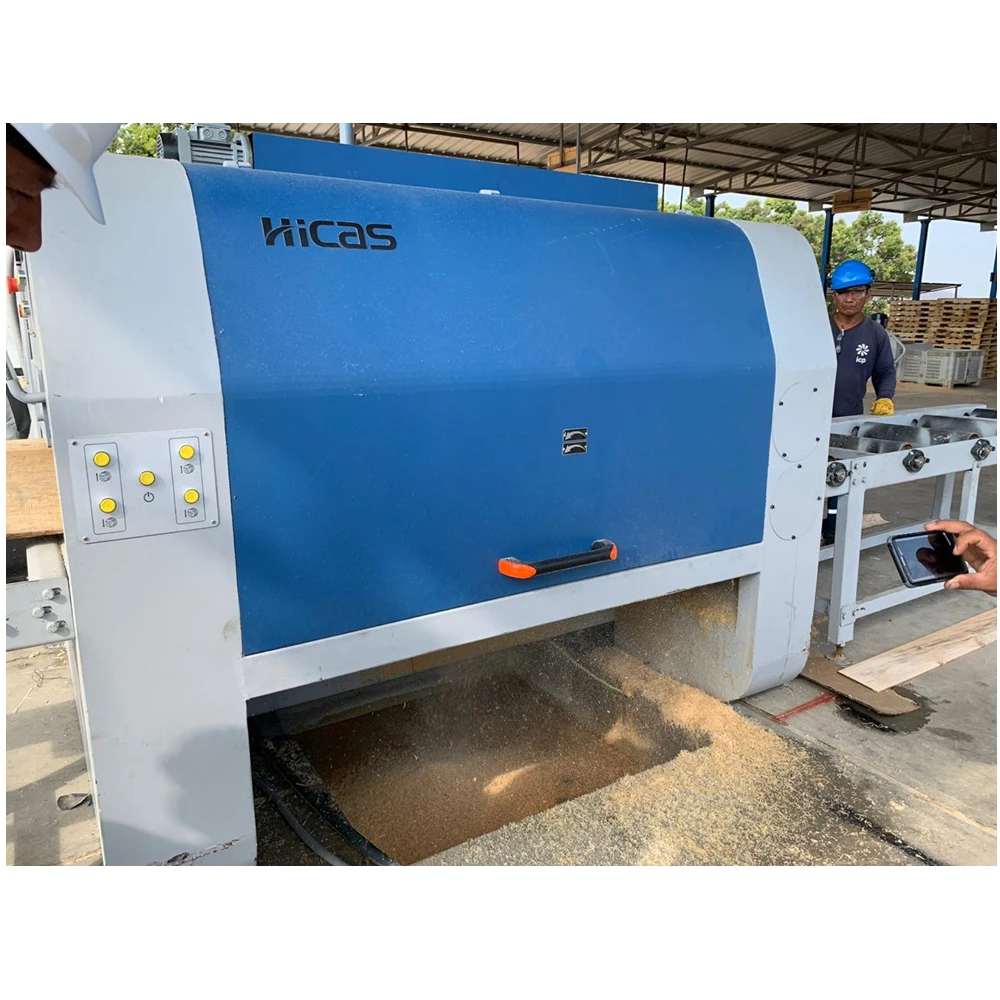 Square Timber Wood Cutting Multi Rip Saw Machine