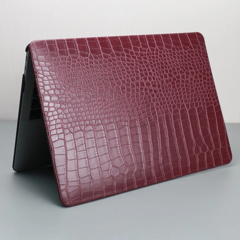 Crocodile Laptop Case For Macbook Air Pro 13 14 11 12 15 16 Touch Bar Plastic Hard Cover for macbook Pro 13 Laptop Sleeve