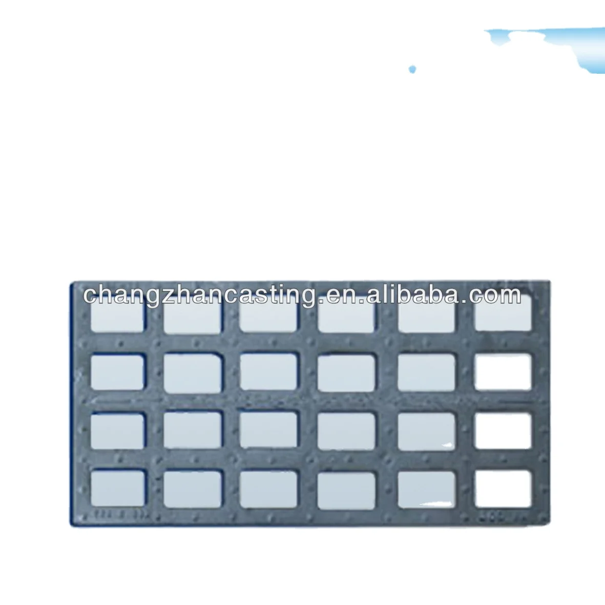 Cement mold for square Gully grate