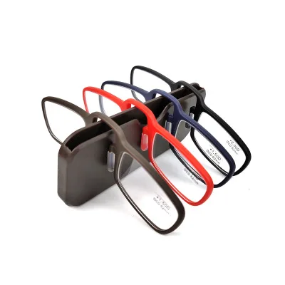 Flexible Ultra Lightweight Portable Emergency Wallet Reader with Case Reading Glasses