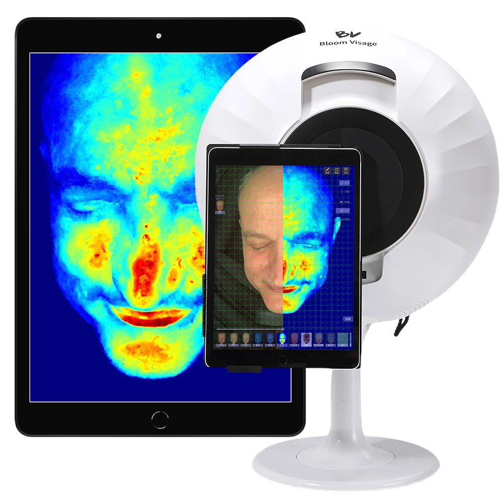 Bloom Visage High Quality Portable Facial Skin Analyzer Customizable Logo Wholesale Features Facial Analysis Features
