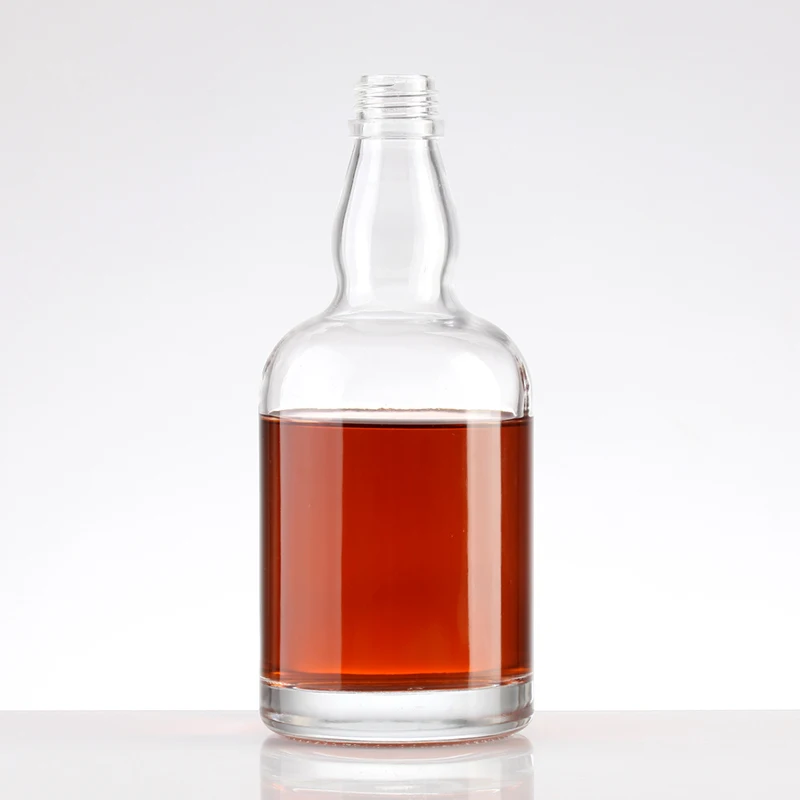 Classic Whiskey Tequila Glass Wine Bottle 600ml Spirits Bottle Manufacturer