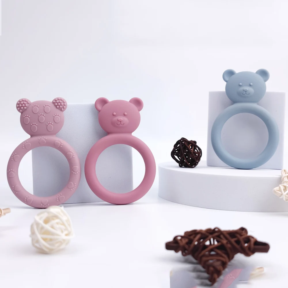 100% Food Grade Newborn Gifts Infant Baby Sensory Toys Non-toxic And Bpa-free Baby Molars Silicone Baby Silicone Teether