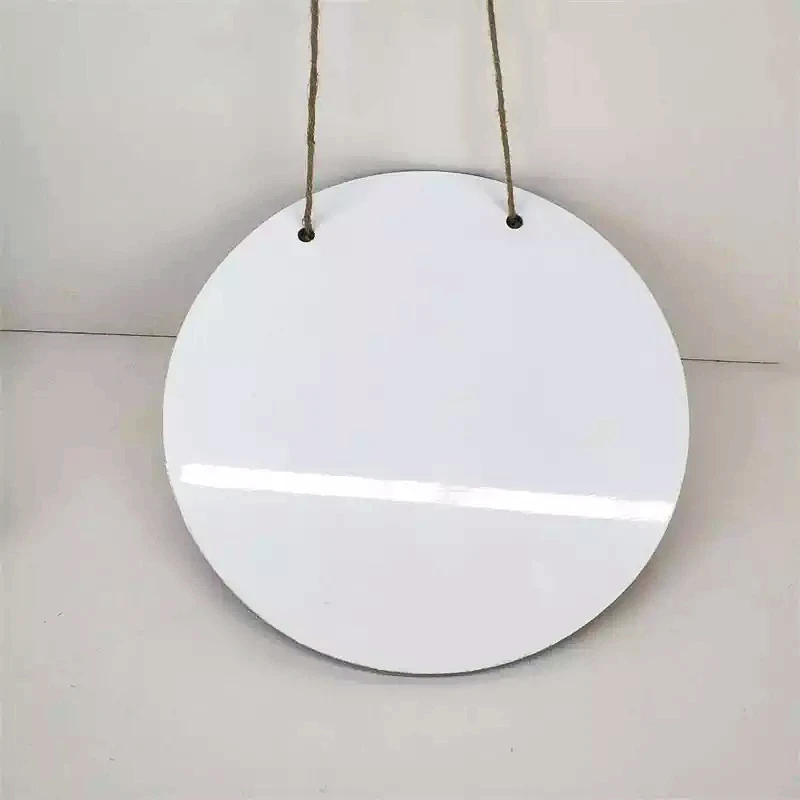 Hot Sales Blank Logo Decorative Hanging Sublimation MDF Door Signs Hangers Wholesale