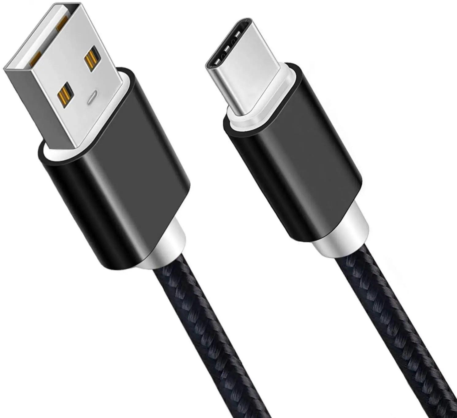 
 Оптовая продажа, 1 метр, Type C 2.4A кабель для зарядки и передачи данных, 16 шпинделей, нейлоновое плетение, USB 2,0, высокоскоростной USB-кабель для передачи данных для мобильного телефона  