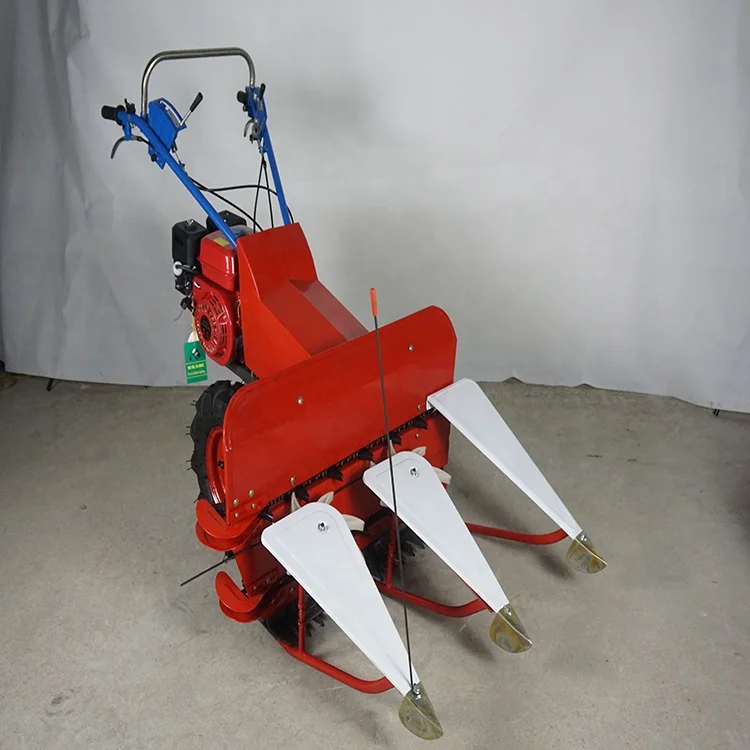 Farm use Mini Rice Wheat Crop Grain combine reaper harvester Machine