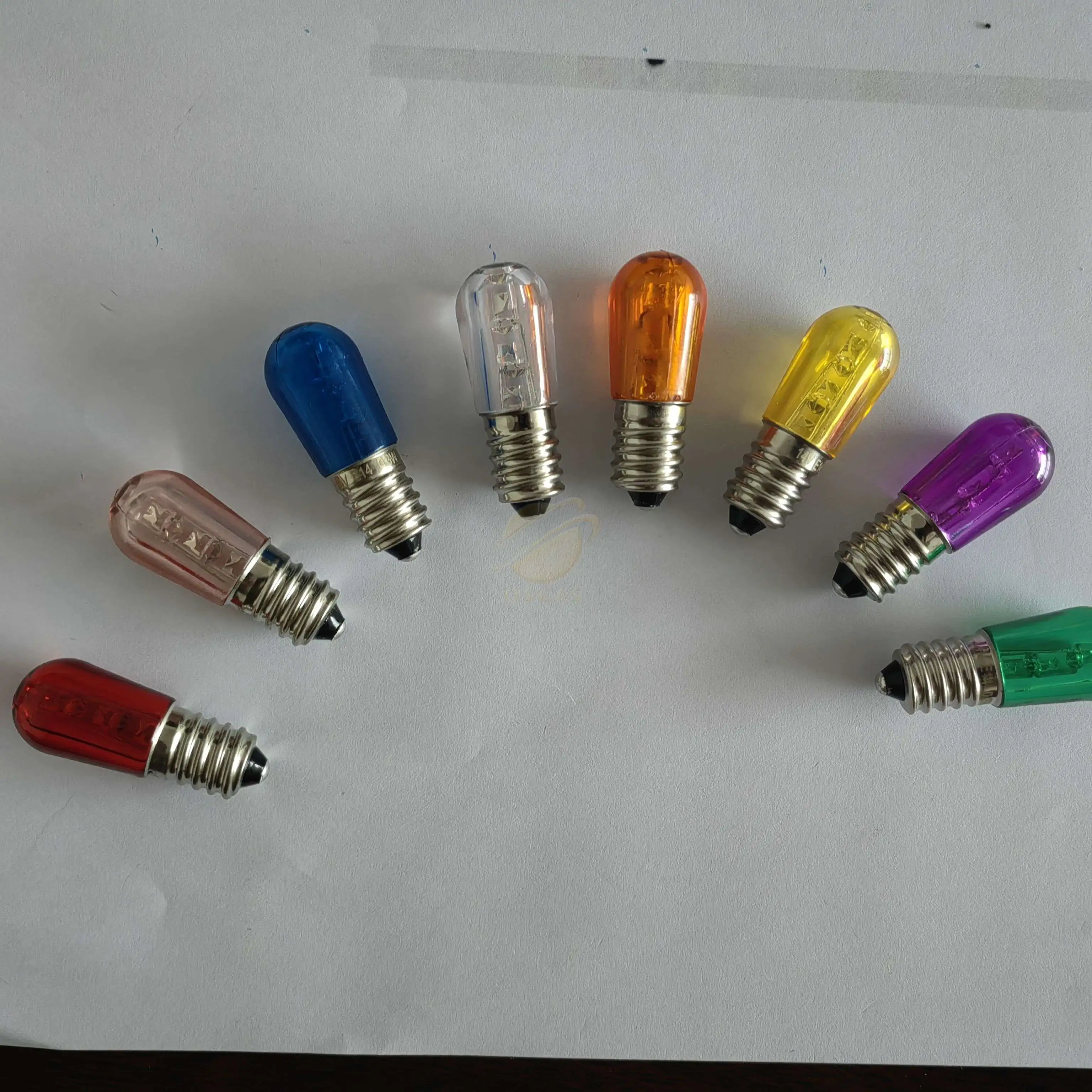 Colourful bulbs Waterproof Outdoor e14 String Light Christmas decorations white cable festooning String Light