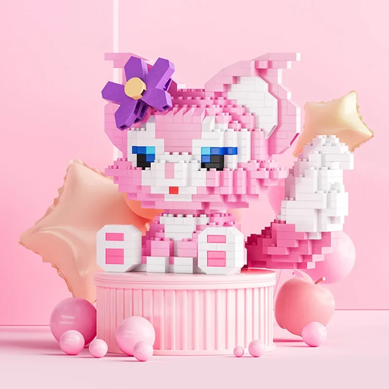 Cartoon Building Blocks 3D Puzzle Toy Mini Monsters Kit Gifts Micro Small Particle Building Block Set Diy Brick Set Anime Figure