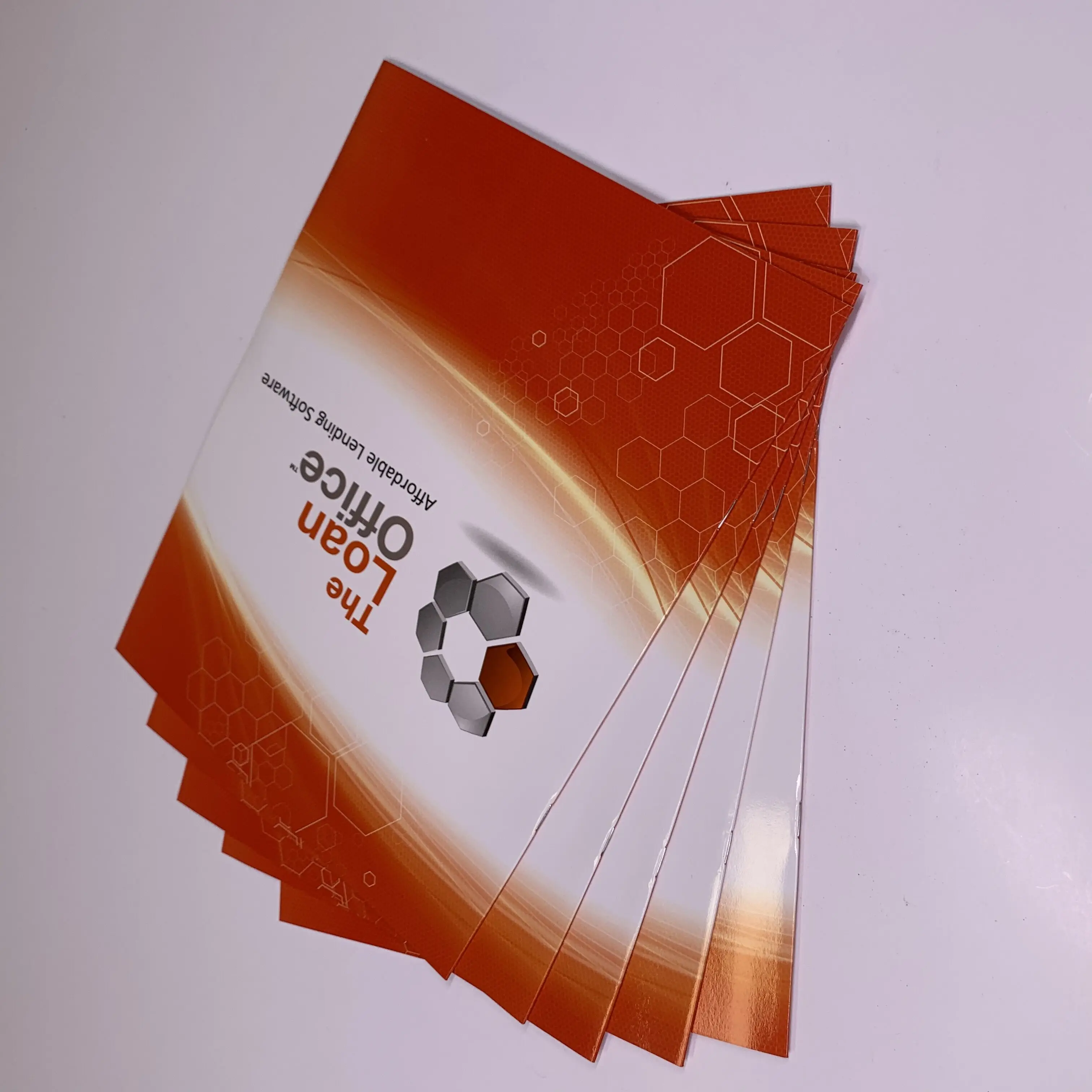 Saddle-stitch product brochure pamphlet printing Catalog Printing Custom Design