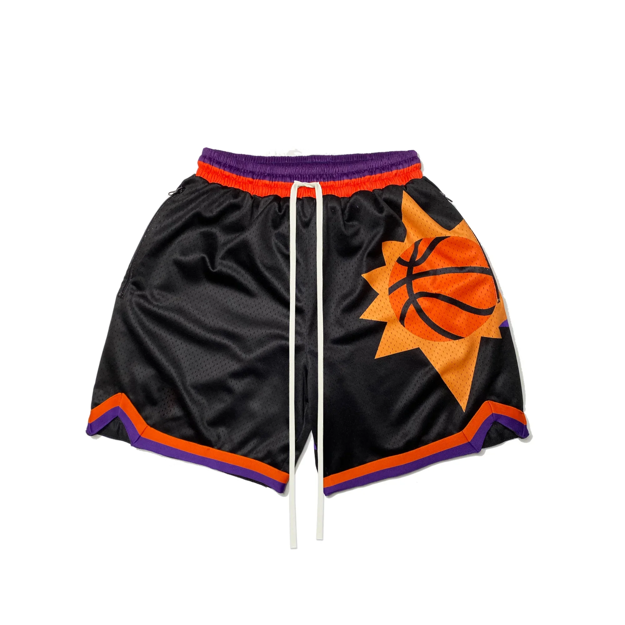 2022 Hot Sale Customized LOGO Polyester Over Knee Breathable Quick Dry Men Large Size Basketball Shorts