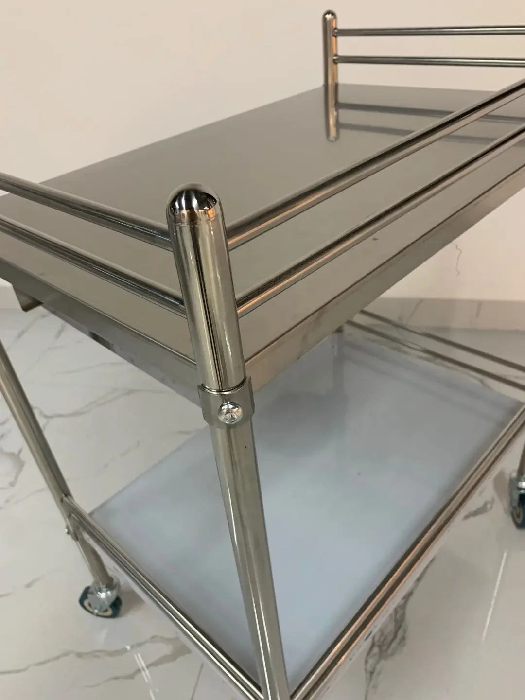 Medical Hospital Surgical Instrument Trolley stainless steel medicine Dressing Trolley instrument trolley cart