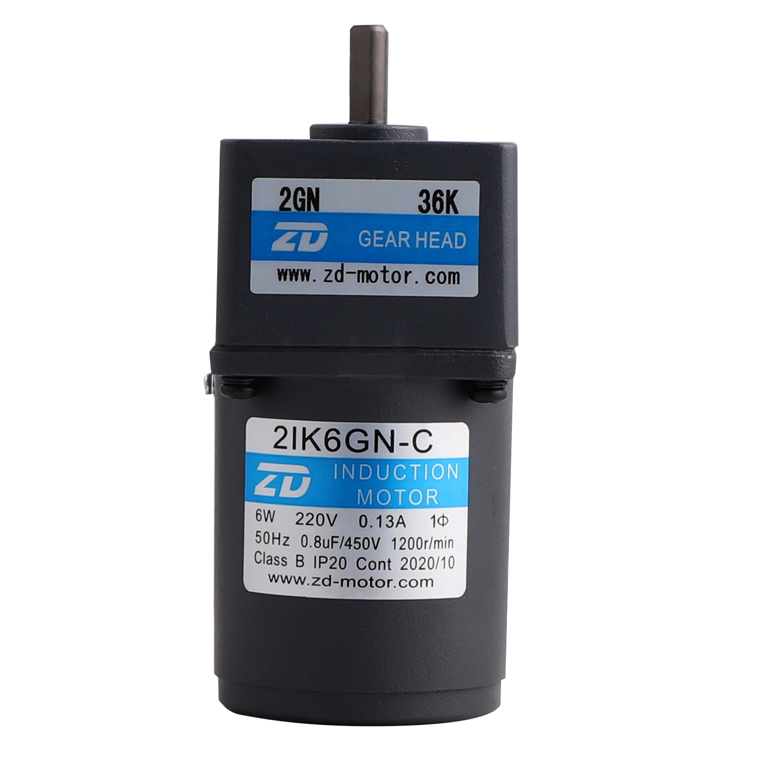 ZD MOTOR Parall Shaft 90mm 40W AC Induction Geared Motor