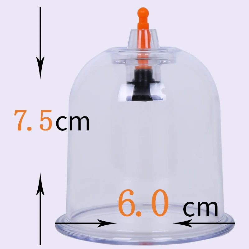 Набор вакуумных чашек для массажа, 6,0 см