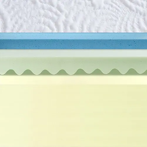 12 Inch Multi-layered I-gel Infused Memory Foam Mattress, Cal King, Mattresses Bedroom Home Furniture Foam and Bamboo King Size