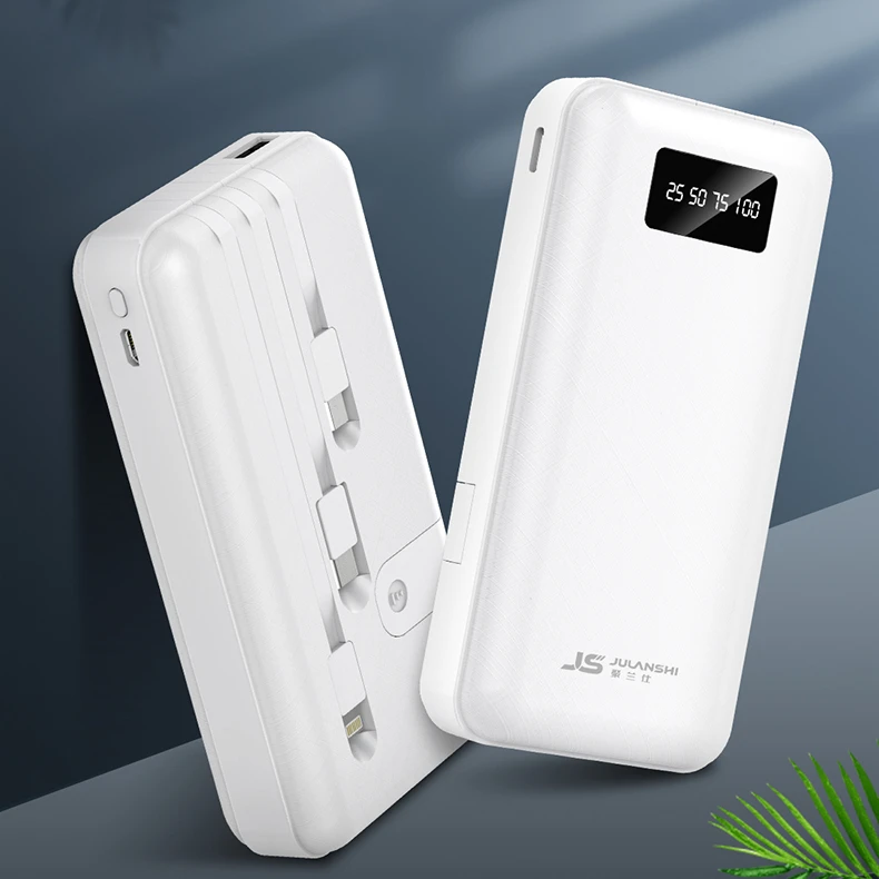 S89 20000mAh Portable Power Bank Charger External Battery PD 3.0 Fast Charging With LED Display For Phones Tablet Power station