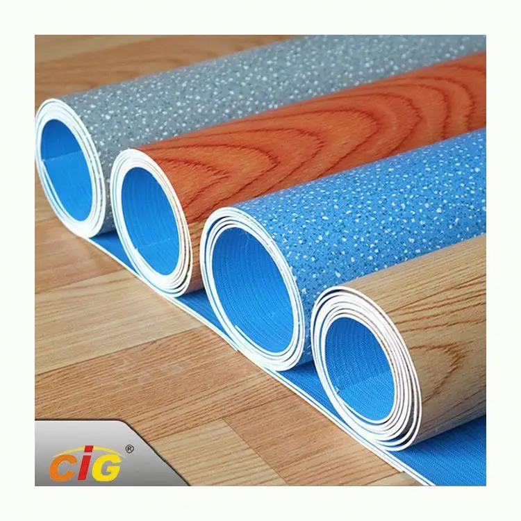 Embossed Woven Plank PVC Vinyl Flooring