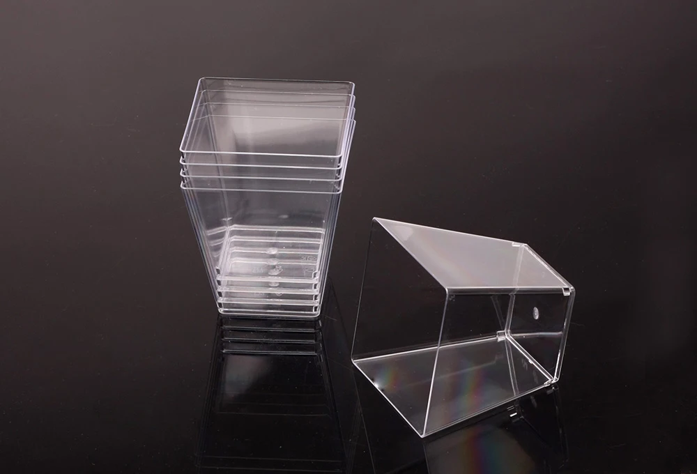 PS Disposable 90 ml plastic dessert cup with high quality