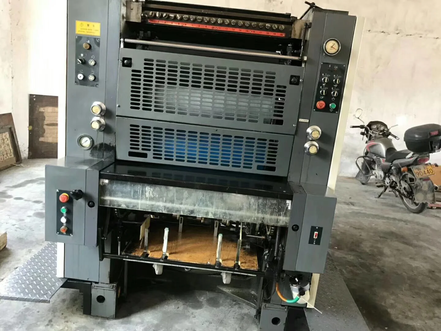 heavy duty 1 color single colour offset printing machines for packaging