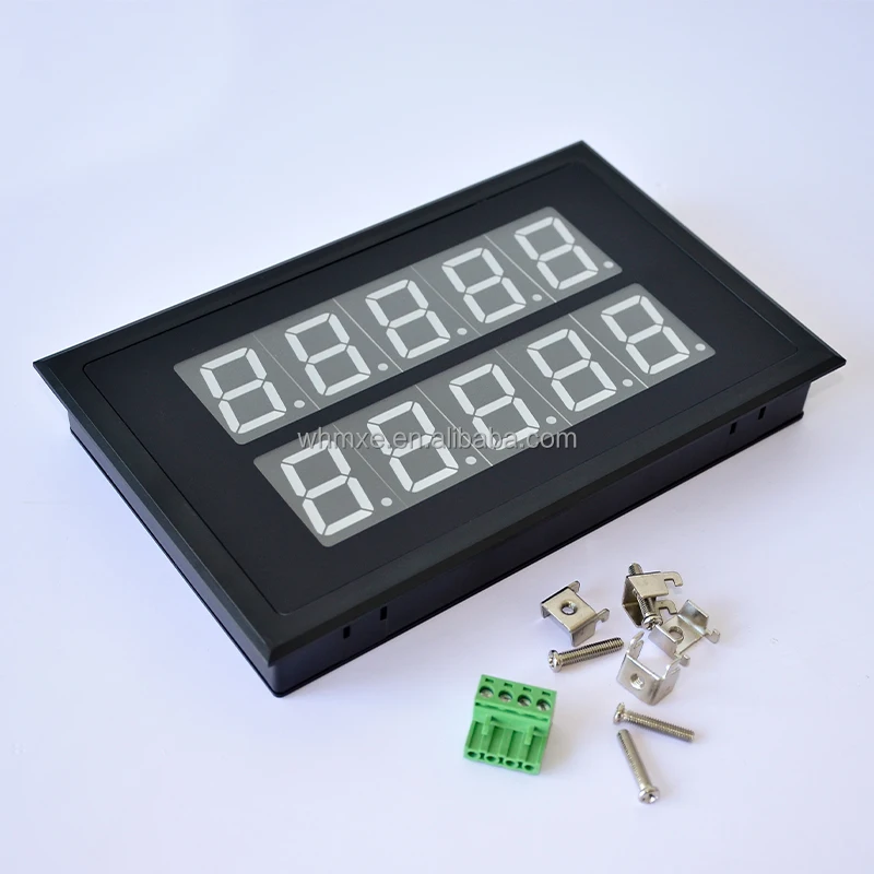 Modbus Protocol Supported 5 Digit Seven-Segment Double Row Display