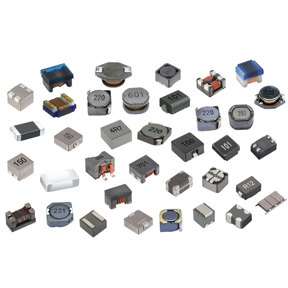Unshielded copper wire wound ferrite iron core power inductors SMD type 150uH 1mh 1.5mh 2mh 2.2mh