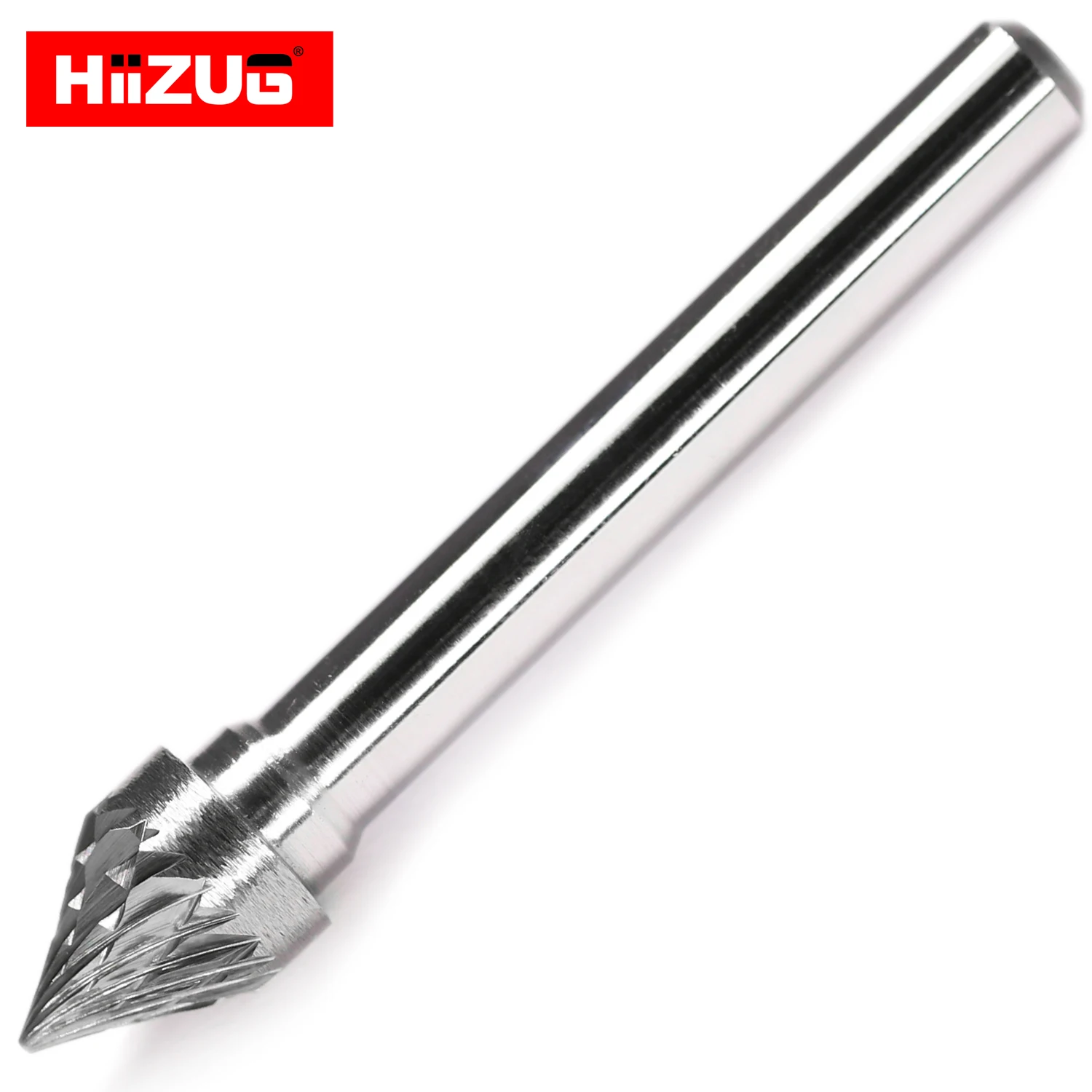Carbide Burr File SJ Type  Double Cut 6mm 6.35mm Shank for Grinder Drill Tungsten Power Tool Parts Carbide Rotary File