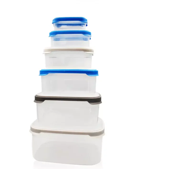 PP plastic rectangular storage box Leakproof food storage container meal fresh bento crisper lunch box