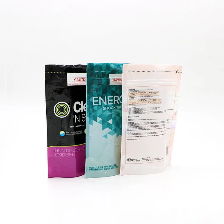 custom resealable food grade uv spot king size mylar bag for cookie with zip lock