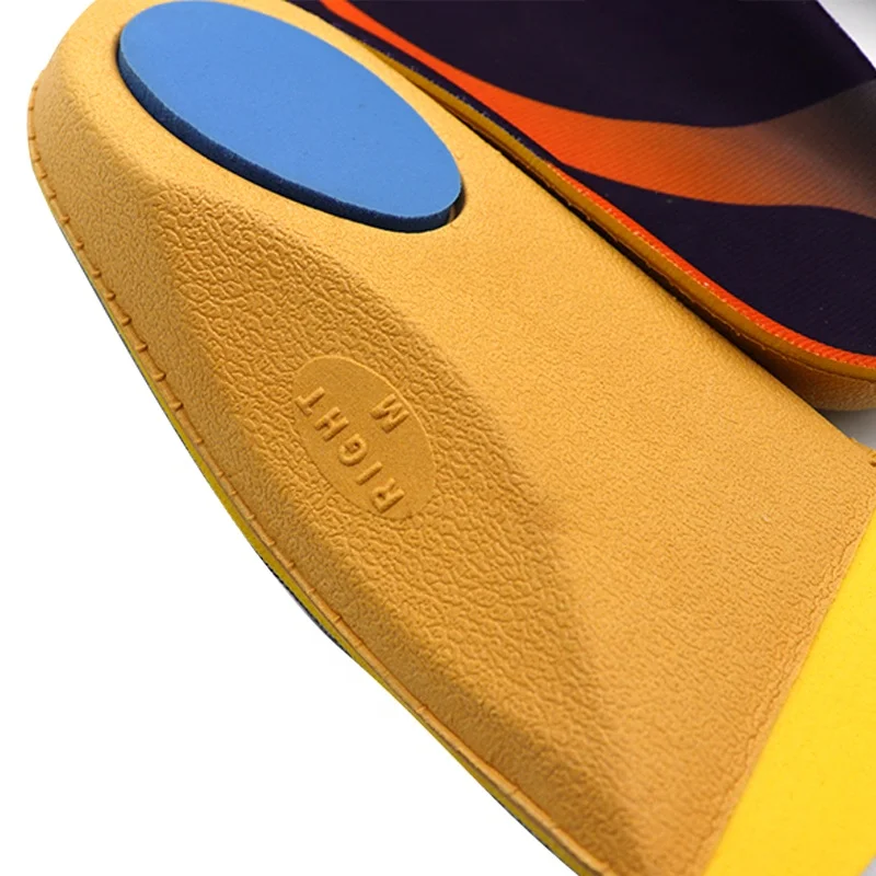 3/4 Running Soccer Silicone Footfore Comfortable Insoles Sport Plantar Fasciitis Gel Cushion Pu Arch Support Orthotics Insole