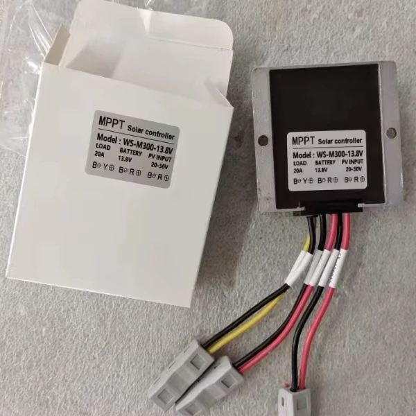 Контроллер заряда солнечной батареи 99% КПТ 300 Вт для свинцово-кислотных аккумуляторов 12 В