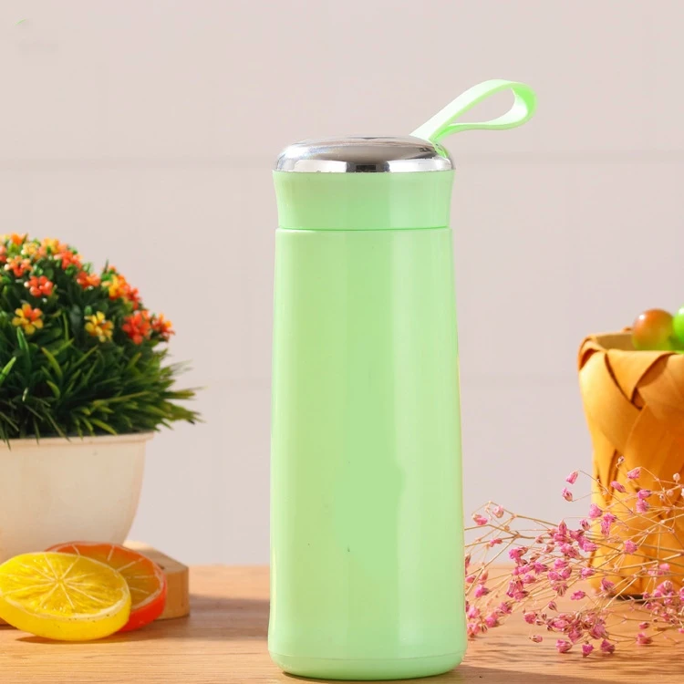 New Nice glass liner creative water bottle simple department store student bottle advertising gift thermos bottle