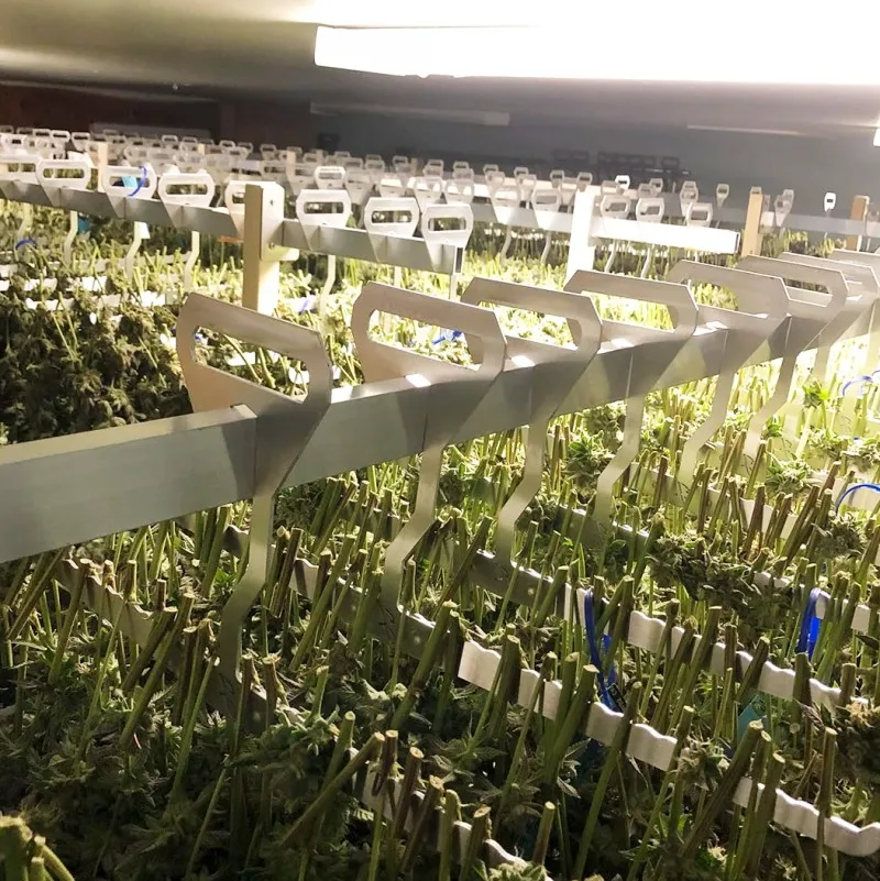 2024 New Arrivals Aluminum Metal Drying Cart Trolley Drying Rack for Herbs