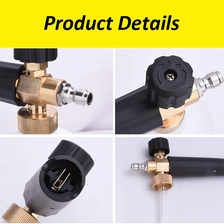 Wholesale custom stock plastic brass car foam cannon lance