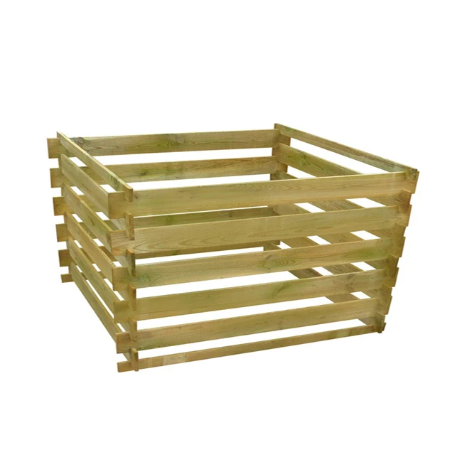 Best Selling Product Outdoor Wooden Compost Bin Garden Recycling Waste Compost