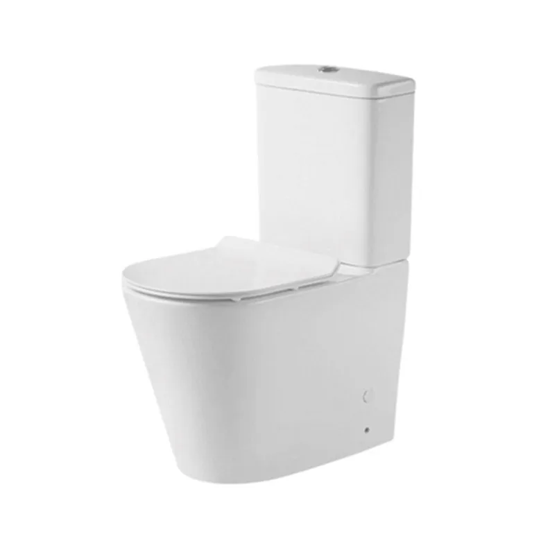 Chinese Modern Sanitary Ware Bathroom Ceramic Black Wc Piss Two Piece Toilet with slow down seat cover