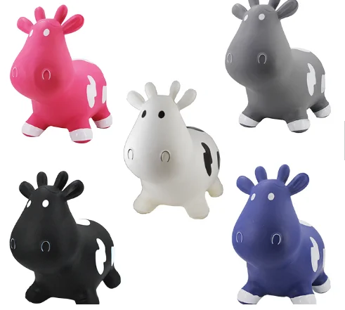best quality inflatable cow jumping toys animal rider for kids