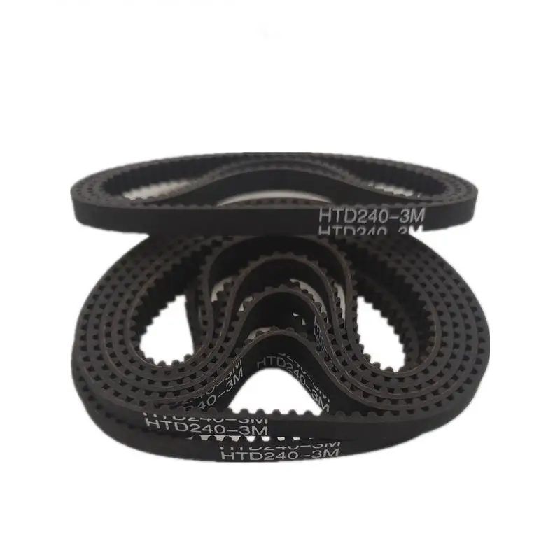 HTD 240 3M Micro Mini Rubber Timing Belt For Power Transmission