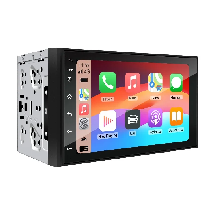 Hot selling universal 7 inch double din Linux CarPlay Android car DVD player
