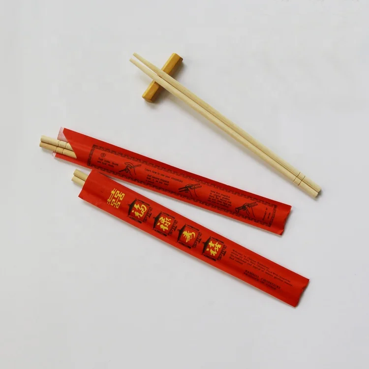 Sell High-Quality Eco-Friendly Disposable Safe Bamboo Twin Chopsticks For Restaurant