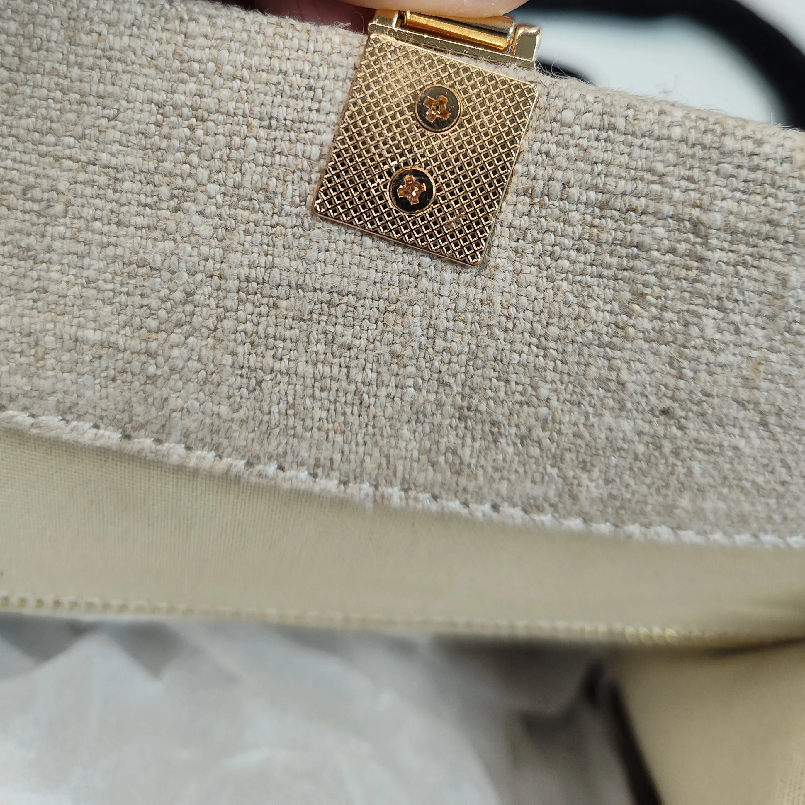 Custom New design Good capacity and nice style Posh style Cotton Tote Bag with resin Handle 40*35*20CM