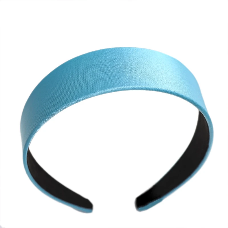 Fashion Korean Hair Accessories Candy Color Wide Plain Headbands for Girls Makeup