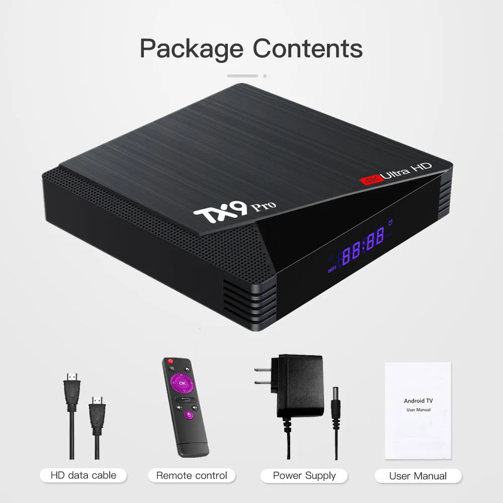 GYS TX9 PRO 2GB 16GB 2 4G  WIFI Smart TV Box Android 10 Allwinner H313 Google Smart TV Box Android