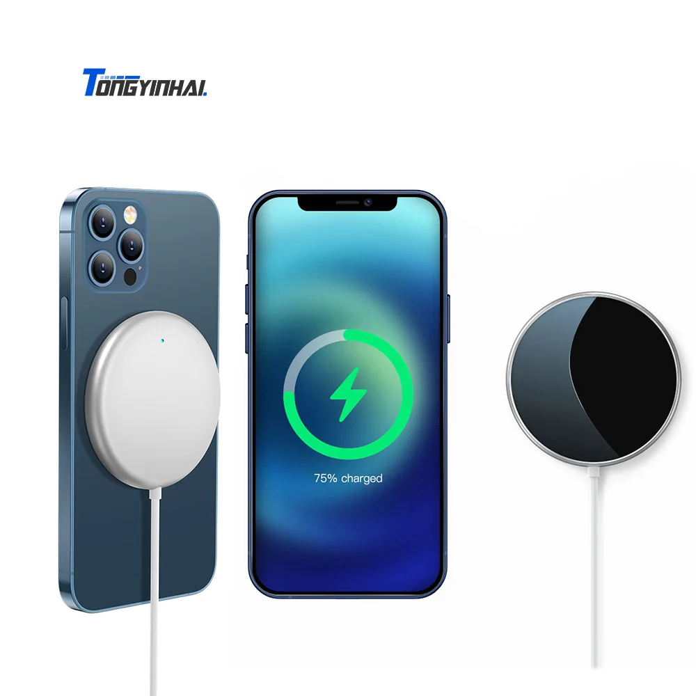 
Ready to ship mini suction cup wireless charger ultra-thin qi light wireless charger for phones supporting wireless charging 