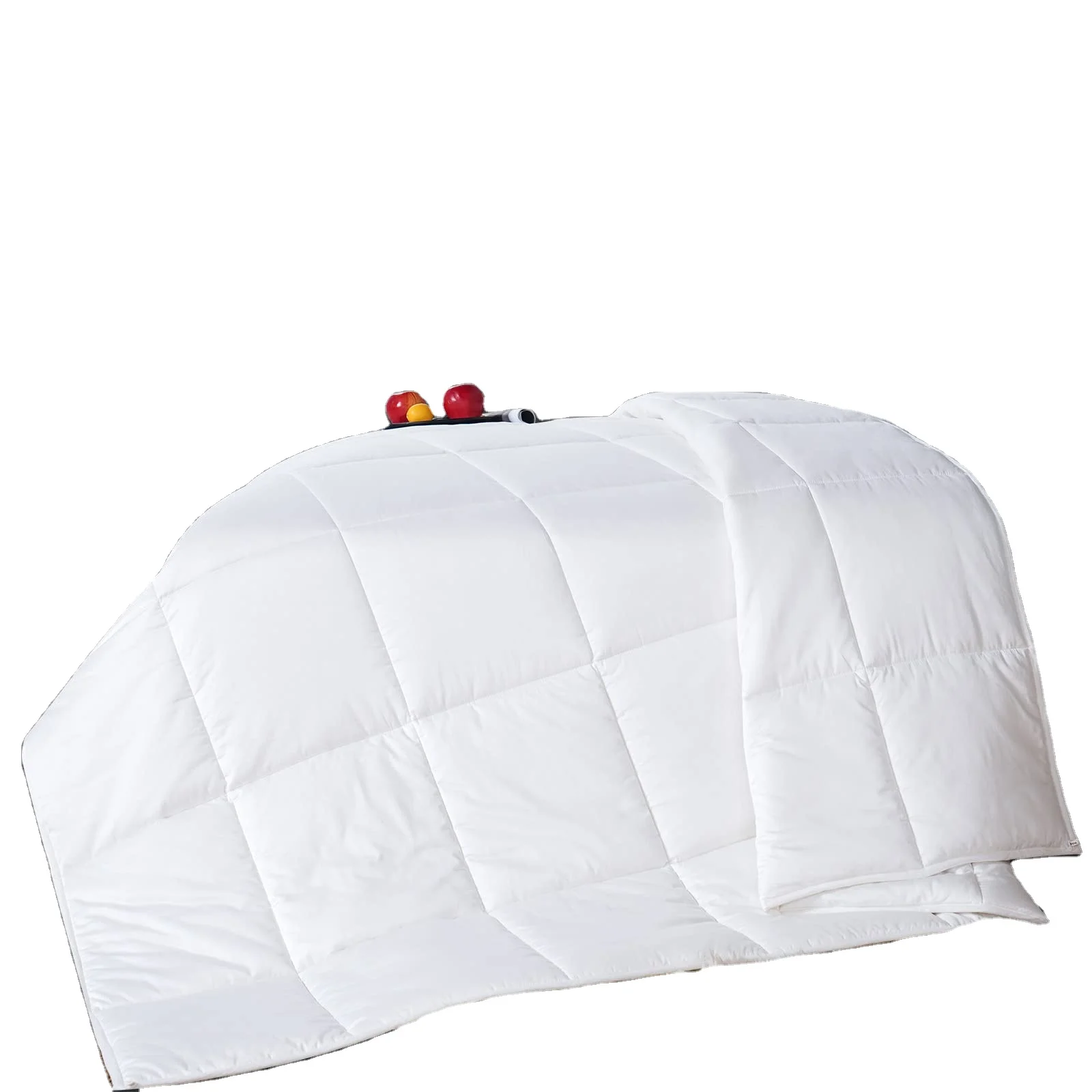 Luxurious All Season Wool Comforter Queen Size 100% cotton Duvet, Hypoallergenic Premium