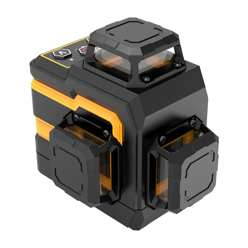 12 Lines Rechargeable Battery Laser Level Self Leveling Green Cross Line Laser Level for Construction Picture Hanging