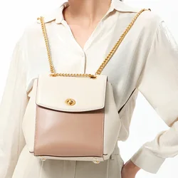 Multi-Function Large Capacity Backpack Women Backpack Leather Backpacks One Shoulder Bags Brand Name Bag Preppy Style Bag